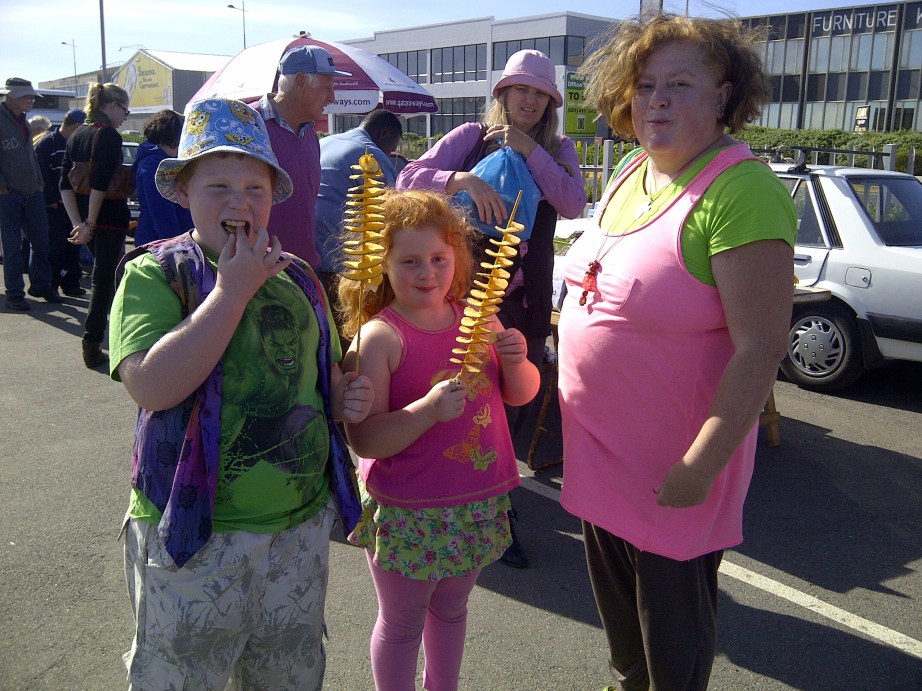 The coolest mom I have seen in a long time. Photo: Rosemary Lombard