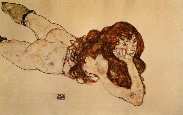 Egon Schiele, 1917