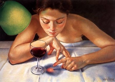 Painting by Francine van Hove