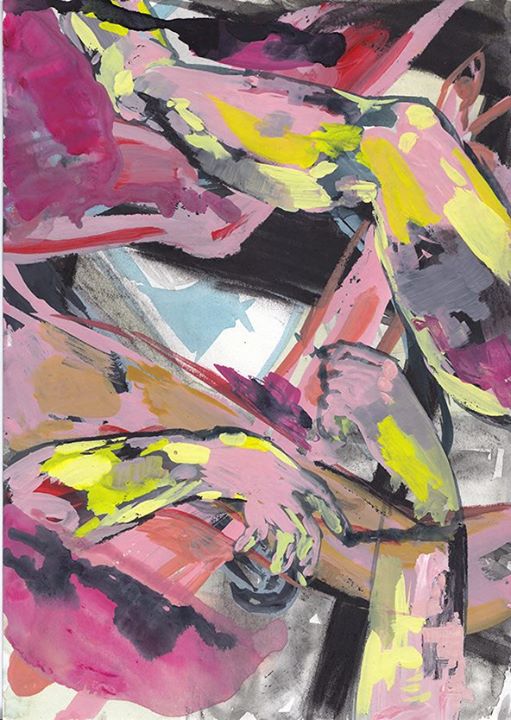 "Such a long way to Cecily Brown." Lizza Littlewort, 2014.
