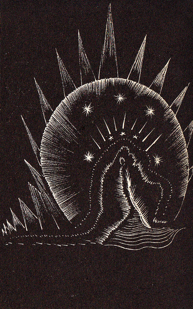 Ian Hugo - engraving from Under A Glass Bell, 1942