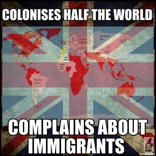 colonises half the world