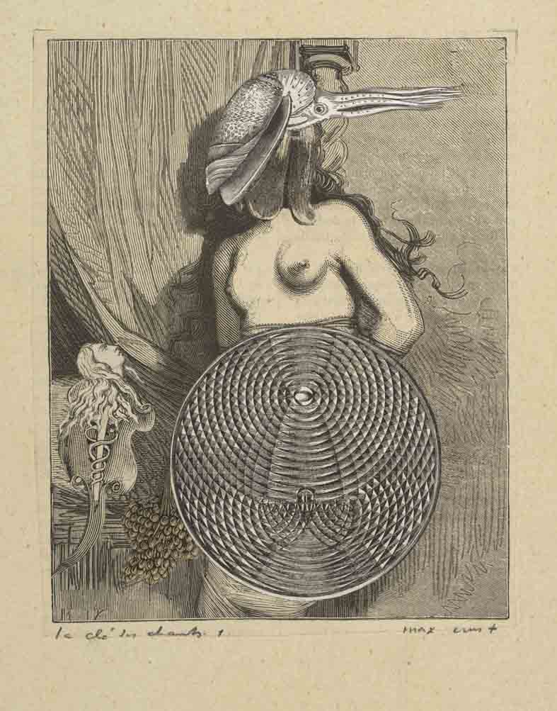 Max Ernst - Une semaine de bonté [A Week of Kindness]. La clé des chants 1 [The Key of Songs 1] 1933